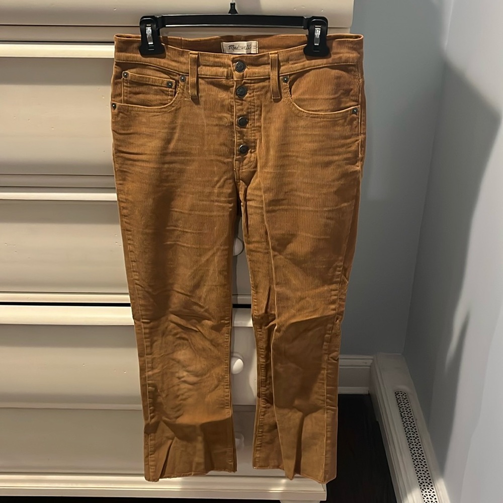 Madewell Corduroy Pants size 28 Cali Demi-Boot